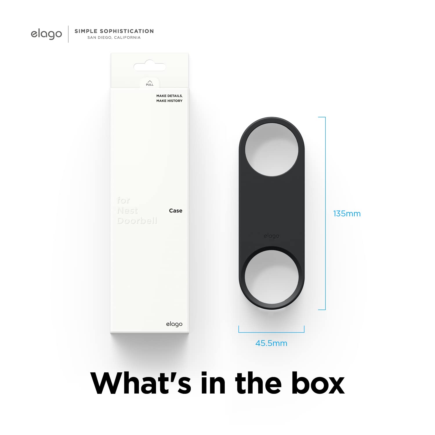 elago Nest Hello case splash of color adds a stylish accent.