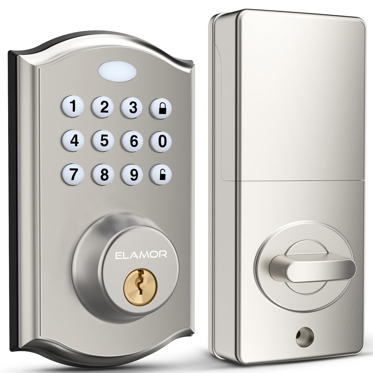 ELAMOR M19 keypad front door lock for quick keyless entry