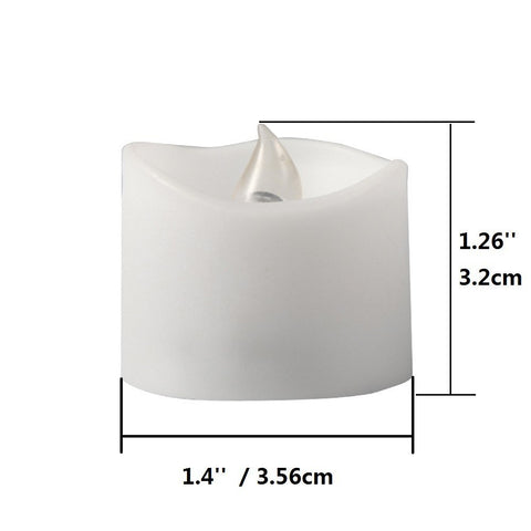 eLander LED tea light fits standard candle holders for versatile setup