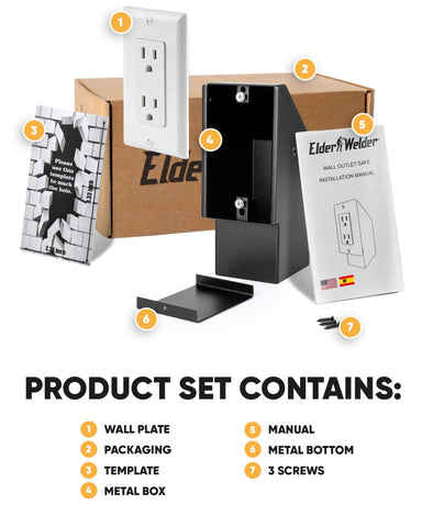 Elder Welder 30 cubic inch capacity provides practical hidden storage space.