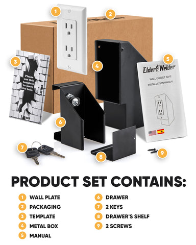 Elder Welder offers 30 cubic inches of storage for small valuables.