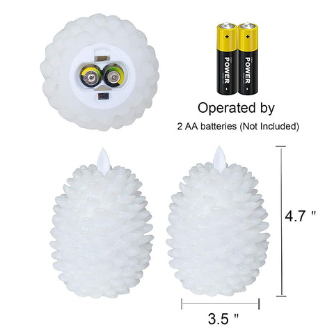 Gift-ready two-pack decor that enhances Christmas celebrations.