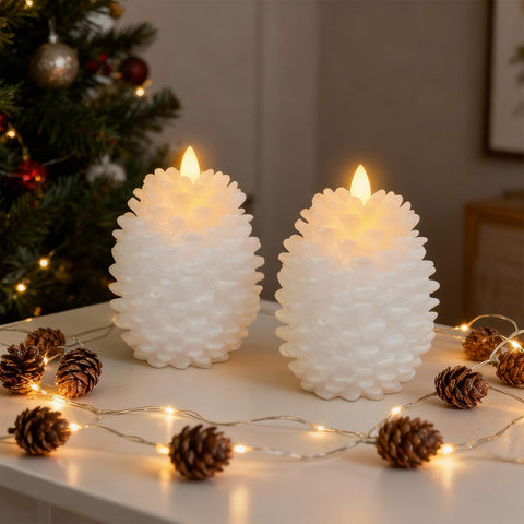 Flameless candle design offers safe lighting for families and pets.