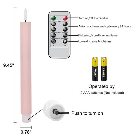 Eldnacele 10-key remote control for easy timer and brightness adjustment