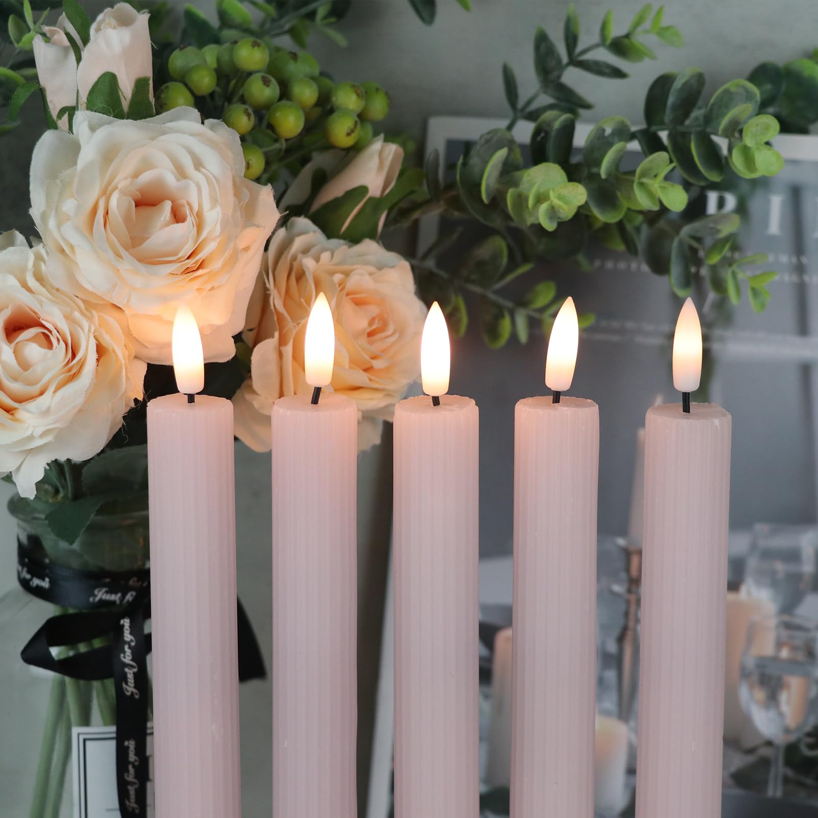 Eldnacele flameless safety candle suitable around children and pets