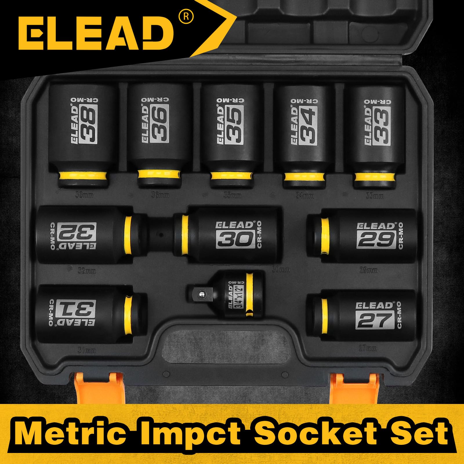 ELEAD 32mm deep socket ensures secure engagement on tight fasteners