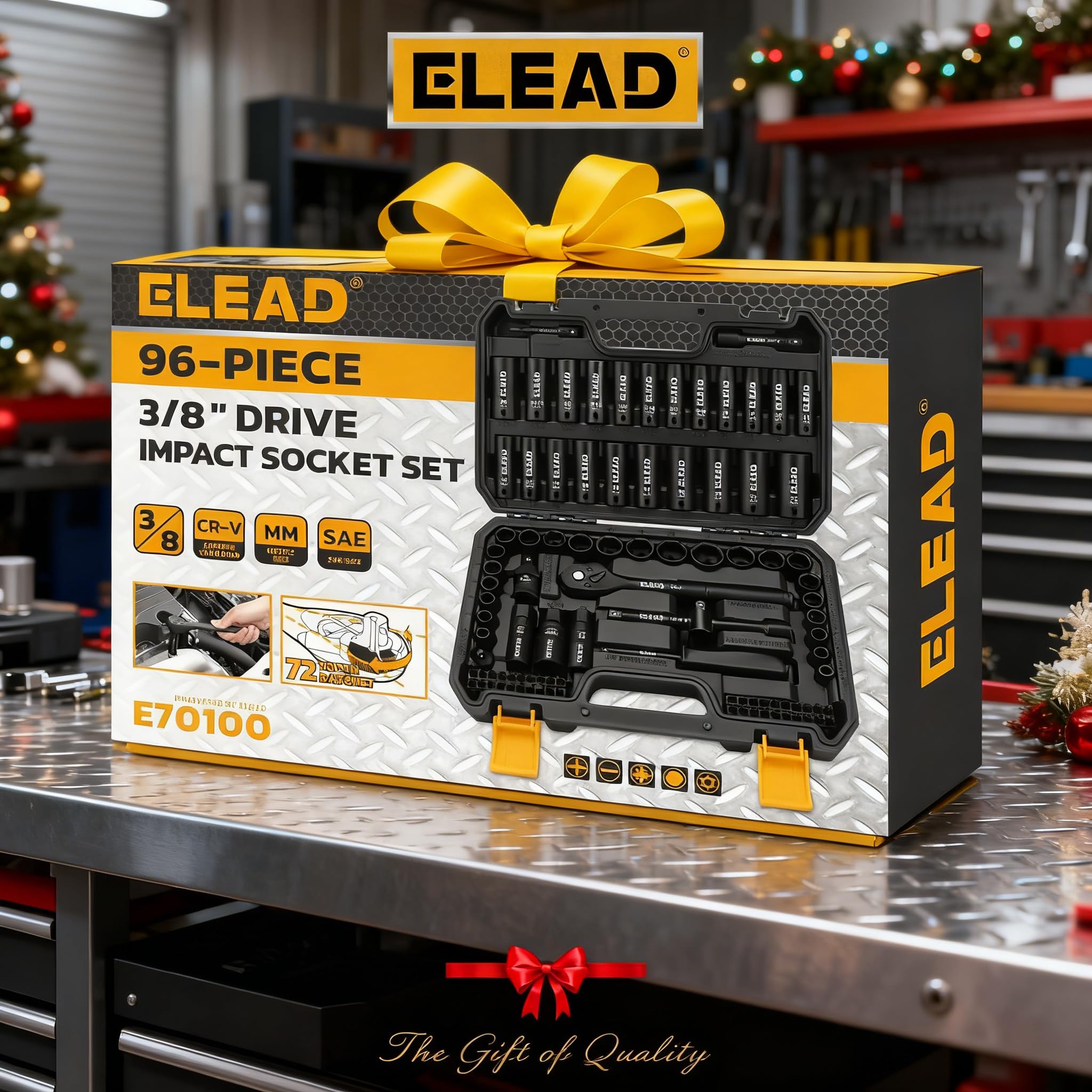 ELEAD portable carrying case keeps everything organized on the go.