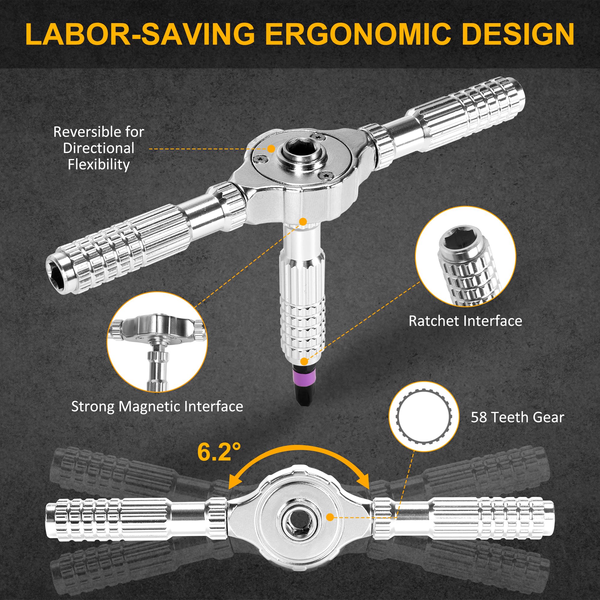 ELEAD 38 S2 steel bits array offers durable, precise replacements for many tasks