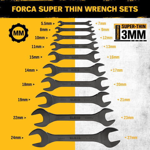 ELEAD 3mm thin-profile wrench enables access to narrow spaces.