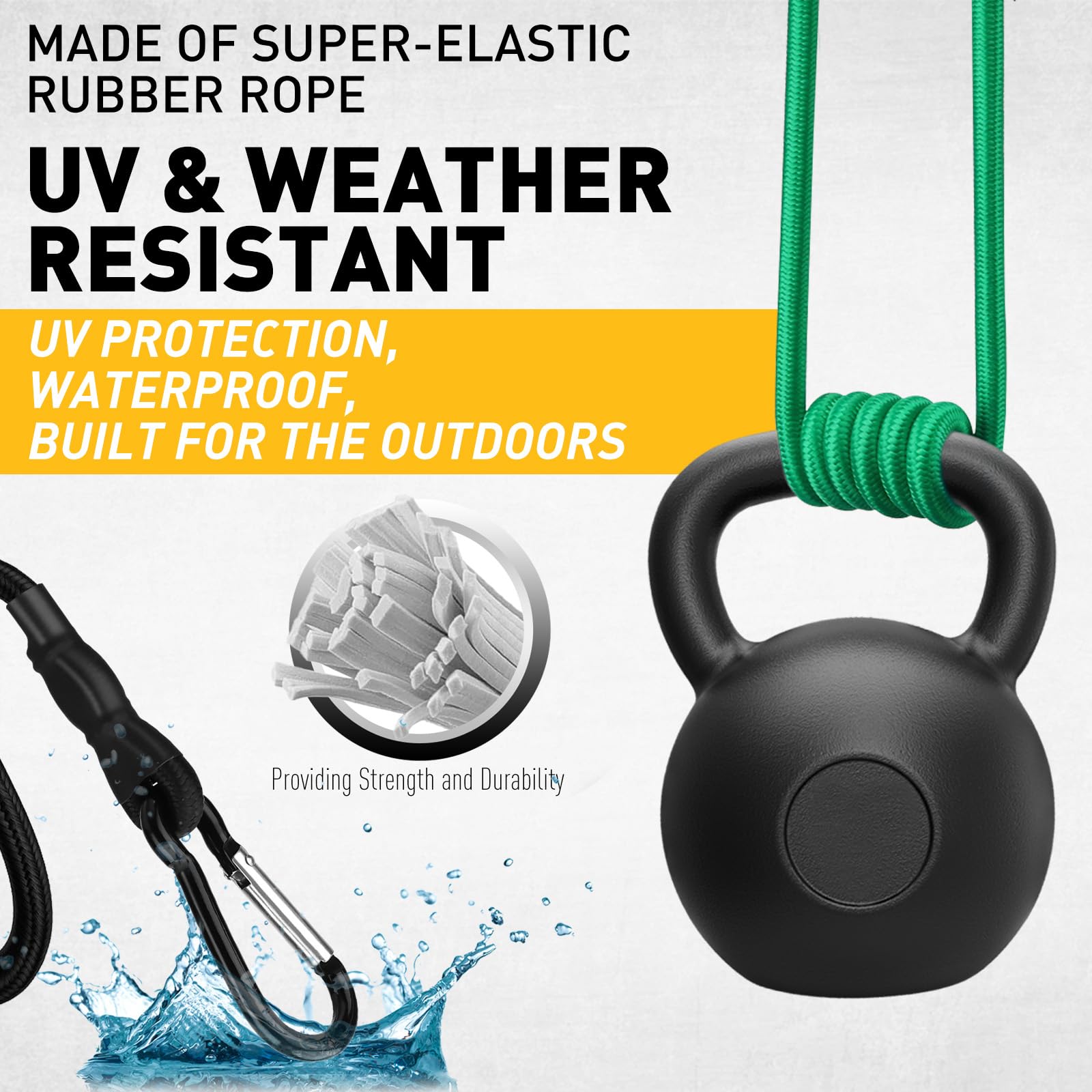 ELEAD 48-inch bungee cord for tarps and camping gear