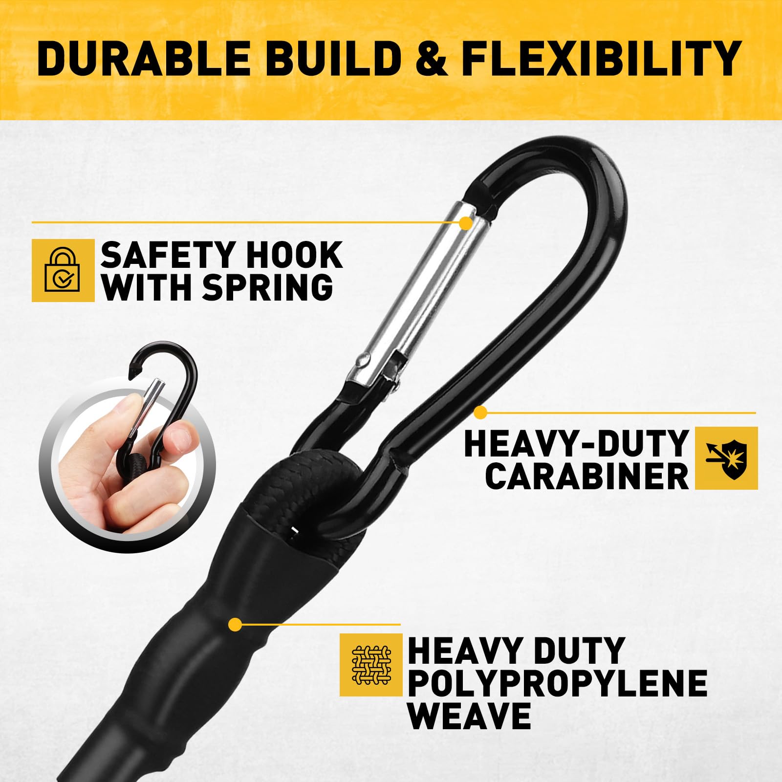 ELEAD 60-inch bungee cord for bicycles and racks