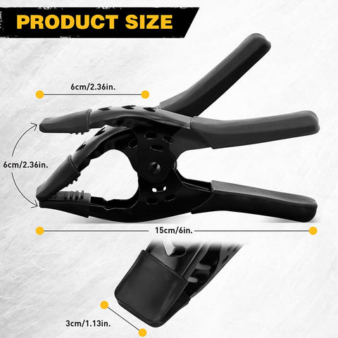 ELEAD 6-inch clamps hold wood, metal, and fabric with precision.