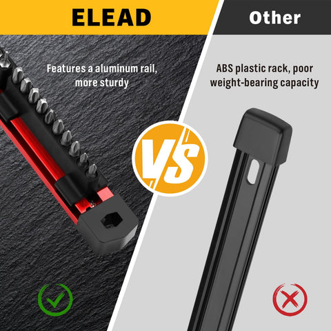 ELEAD 80-slot bit organizer keeps bits neatly arranged