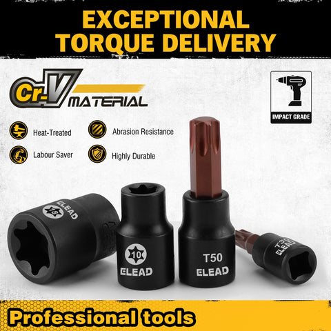 ELEAD adapters enable easy transitions between drive sizes for versatile use