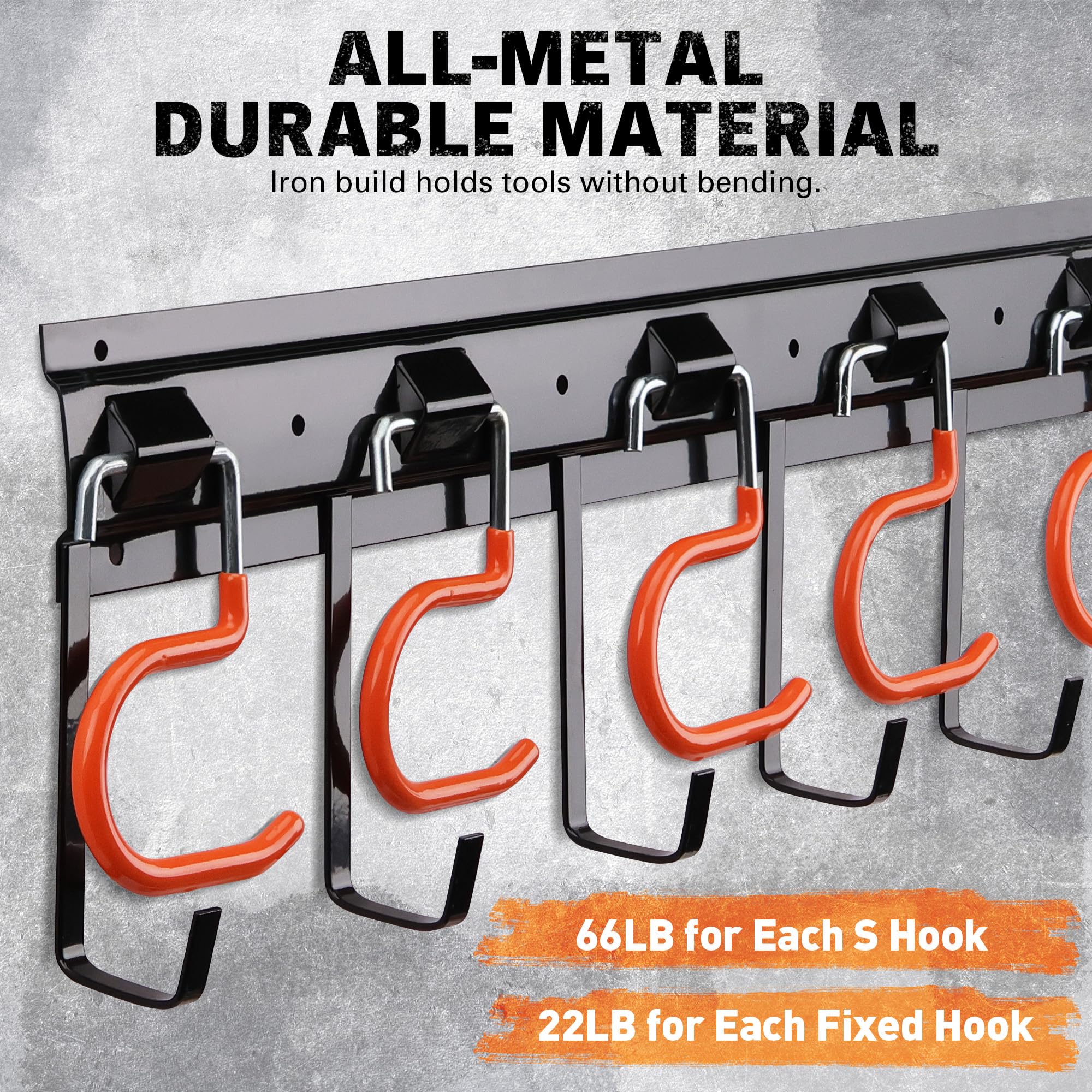 ELEAD adjustable hooks configuration enables flexible spacing for tools