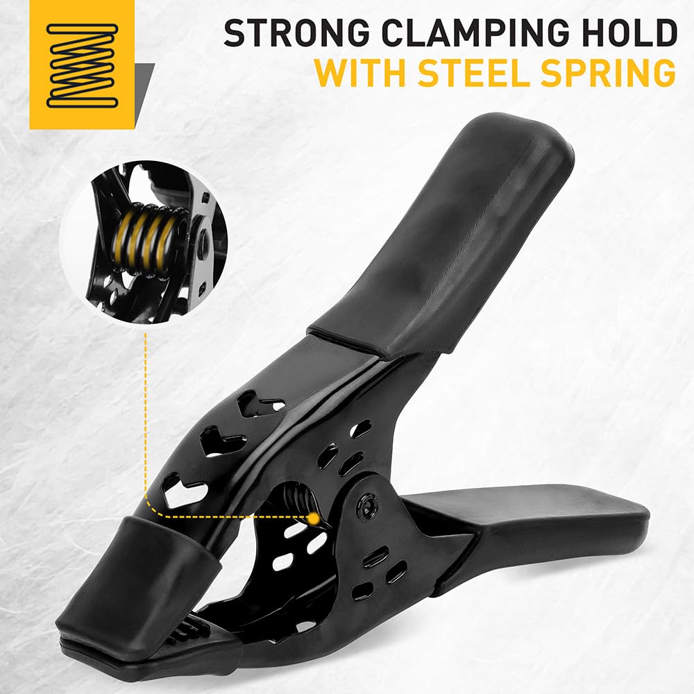 ELEAD backdrop stand clamps secure banners and props for shoots.