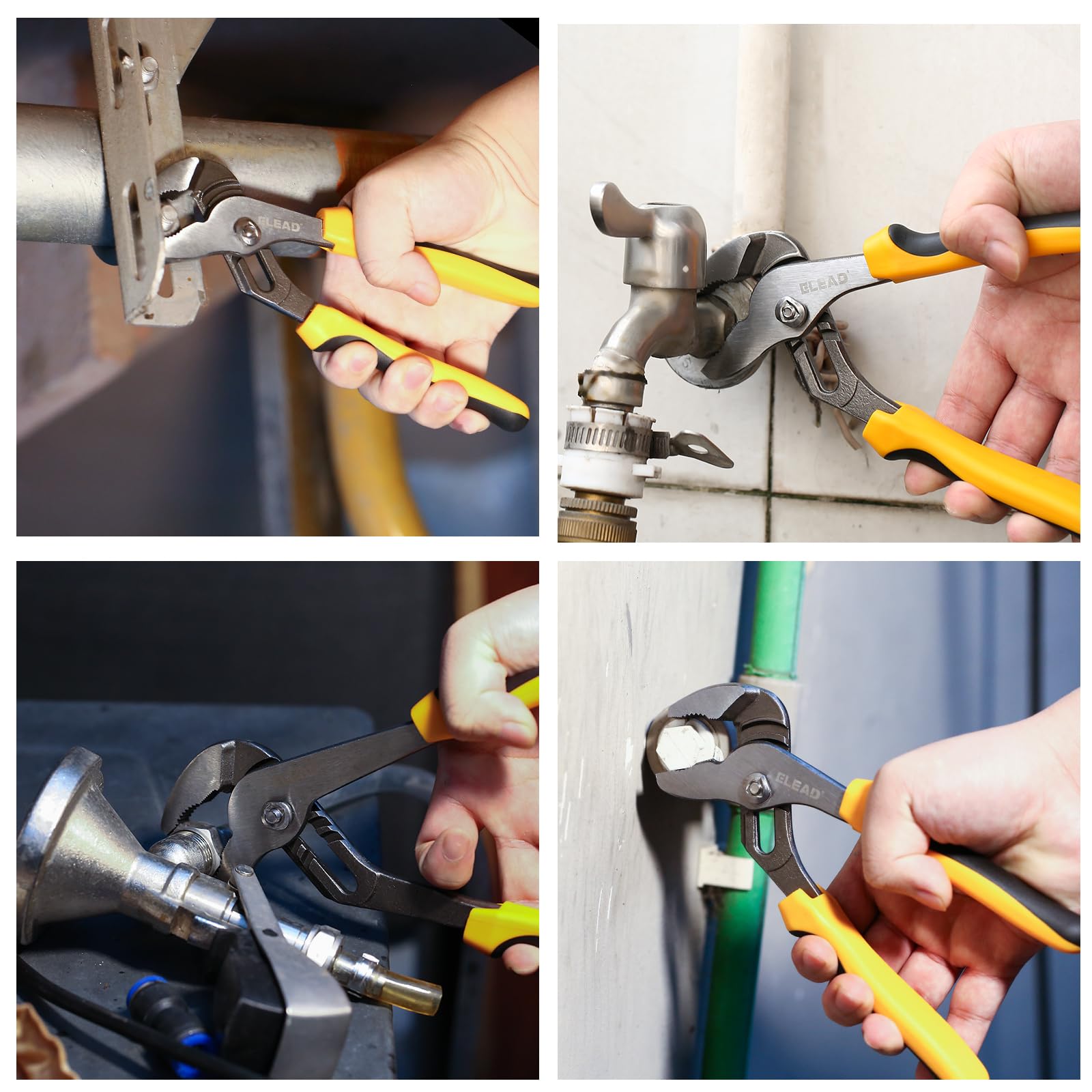ELEAD bi-material grips reduce hand fatigue during long repairs