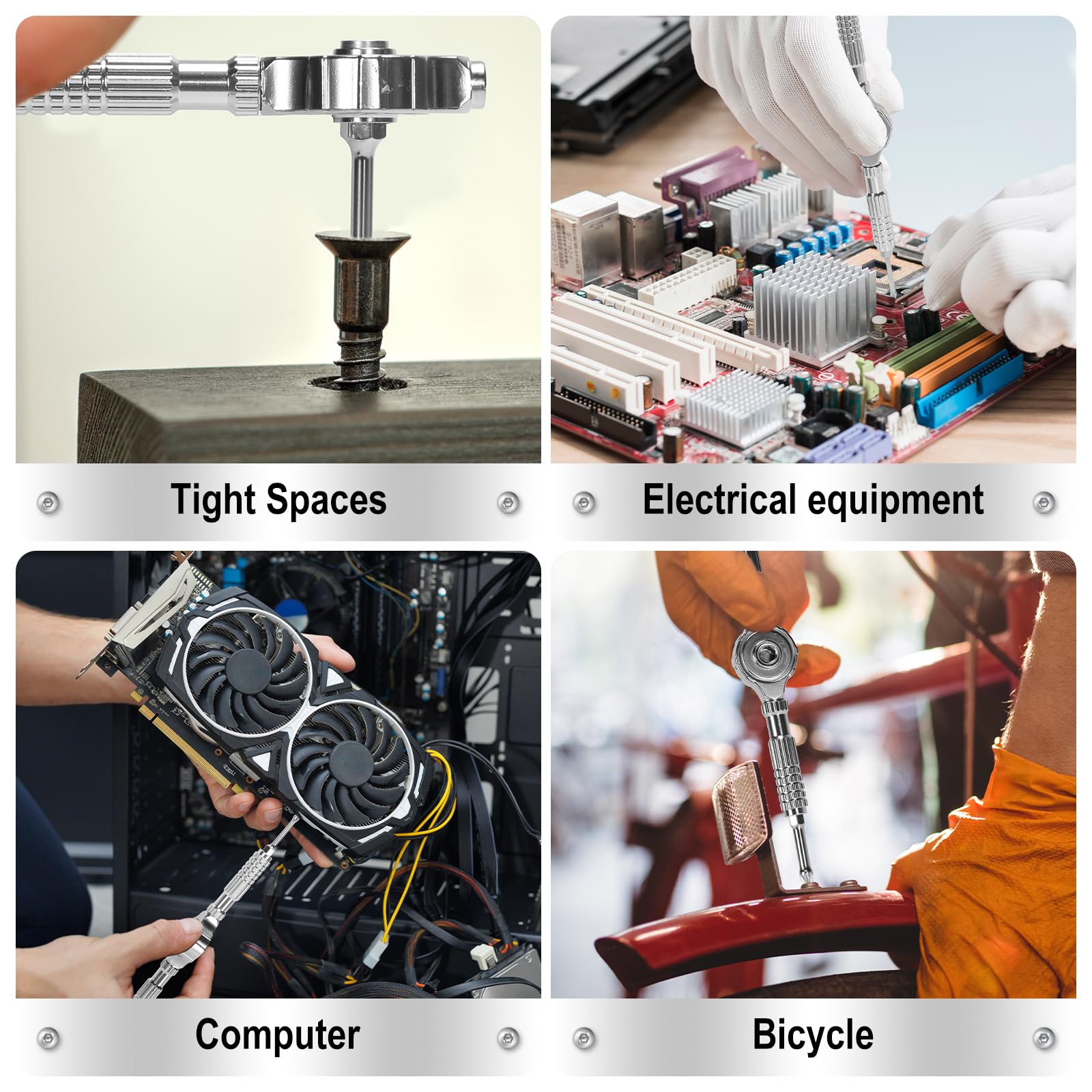 ELEAD magnets keep bits in place, boosting efficiency during frequent repairs