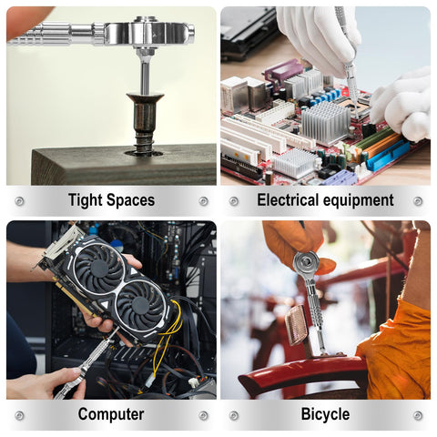 ELEAD magnets keep bits in place, boosting efficiency during frequent repairs