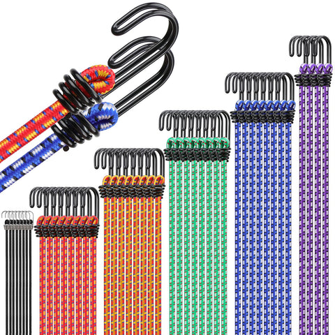 ELEAD bungee cords storage jar for organized outdoor use