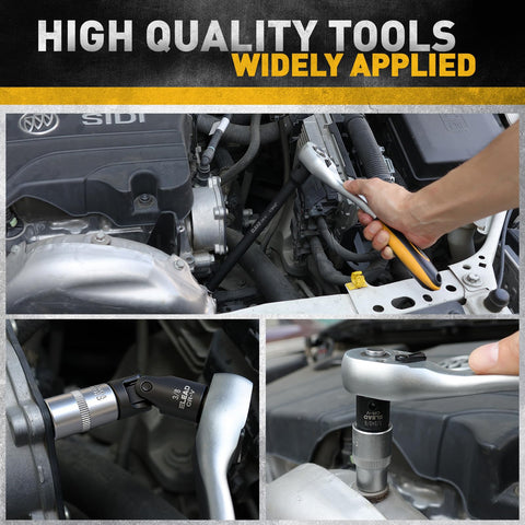 ELEAD chrome-vanadium steel construction delivers lasting durability under heavy use.