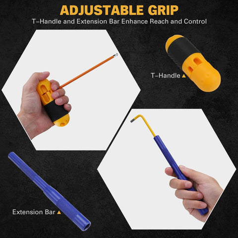 ELEAD color-coded wrenches help quick size recognition