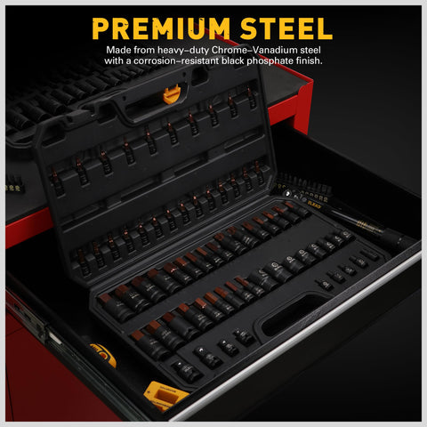 ELEAD compact case keeps all pieces organized and portable.