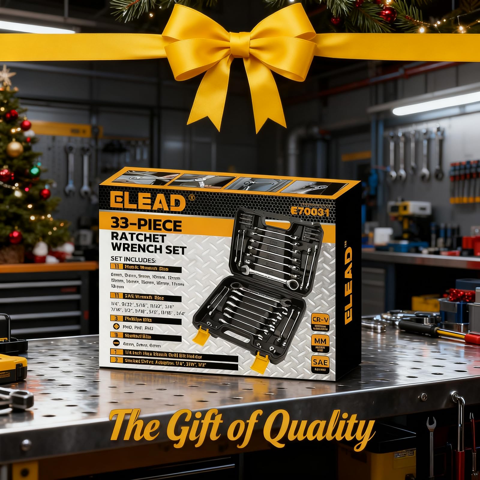 ELEAD compact tool set for easy transport and quick on-site fixes.