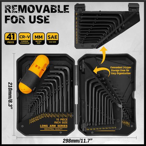 ELEAD SAE and metric sizes for versatile repairs.