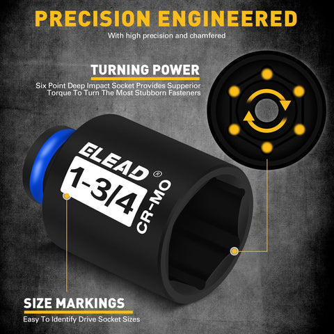 ELEAD socket size markings help fast identification during repairs.