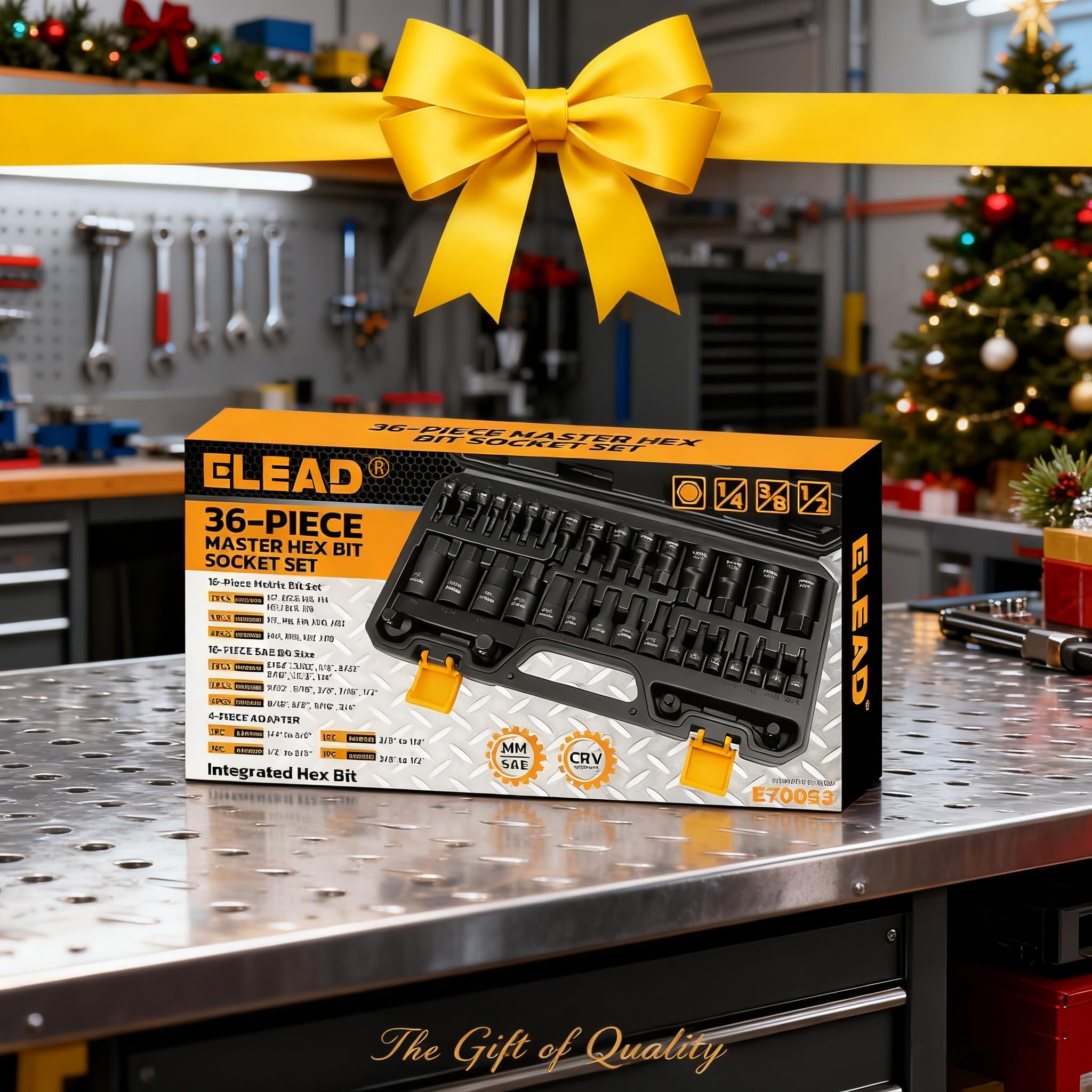 ELEAD drive-size coverage for 1/4, 3/8, and 1/2-inch drives.