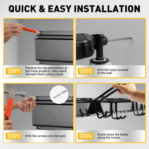 ELEAD durable alloy steel construction for garage use.