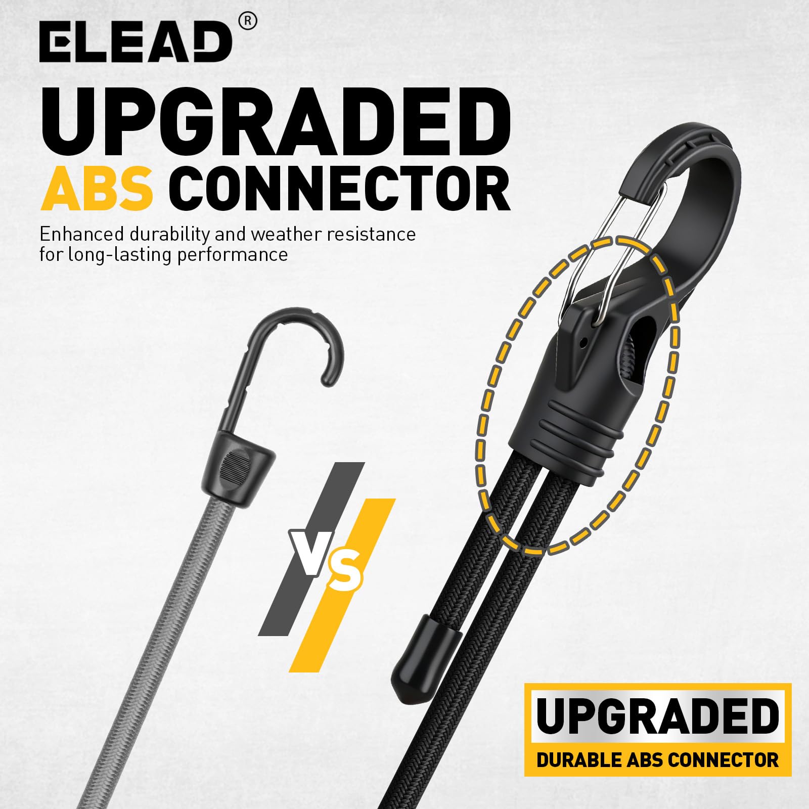 ELEAD hooks with electrophoretic coating resist rust in harsh weather.