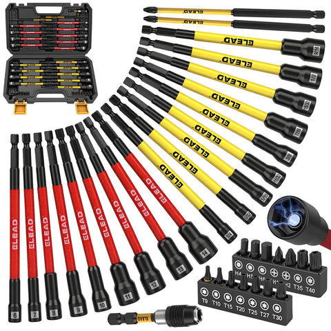 ELEAD magnetic nut driver 35-piece set with secure magnetic tips