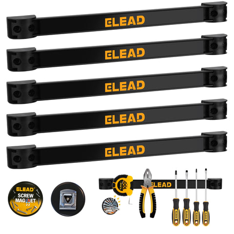 ELEAD magnetic tool holder on wall keeps essential tools within reach
