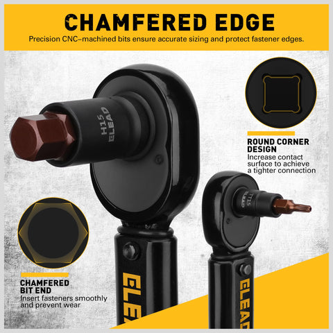 ELEAD metric and SAE hex sockets for precise fits.