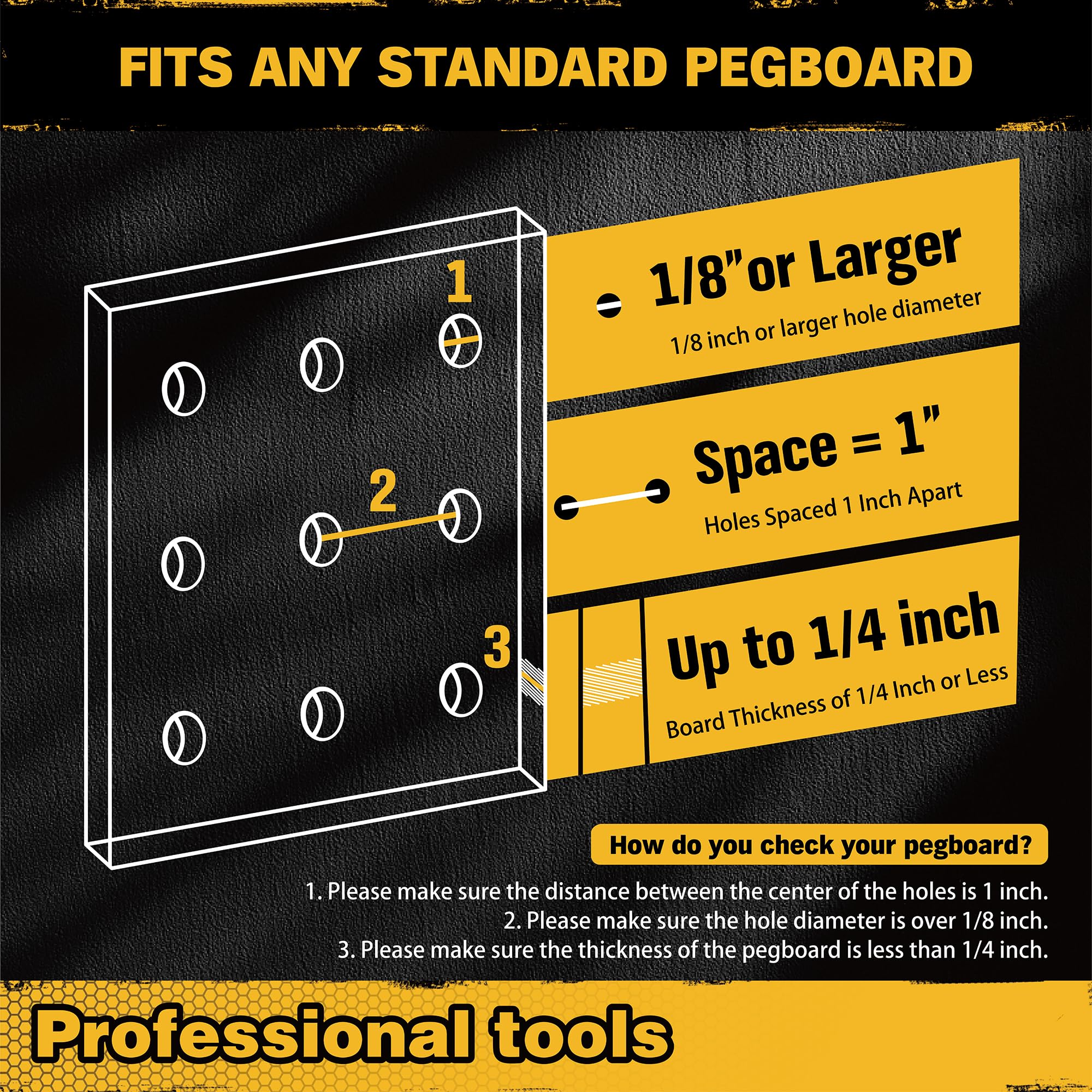 ELEAD pegboard bins compact 3.6 by 3.5 by 2 inch size for small parts