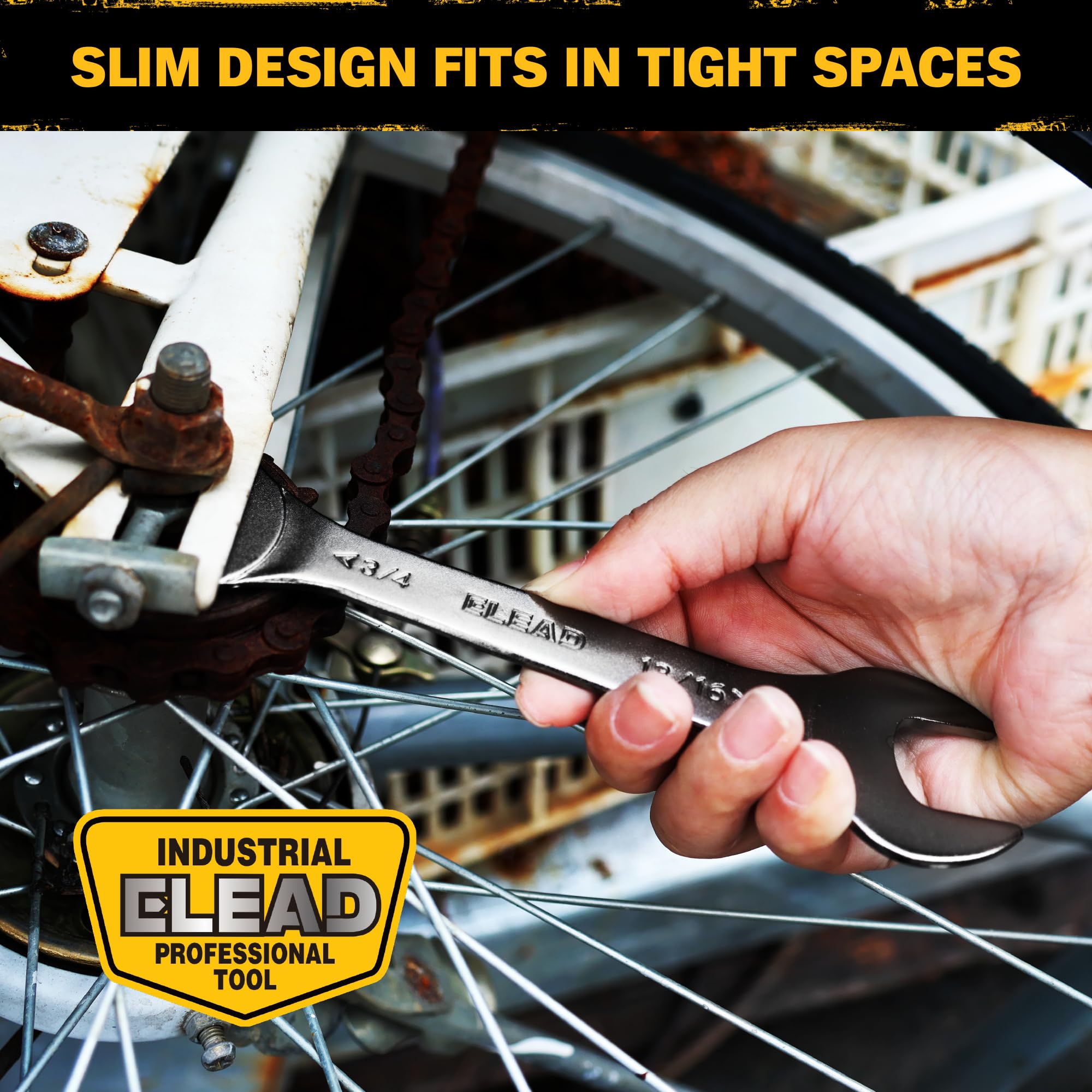 ELEAD precise jaws help prevent fastener rounding