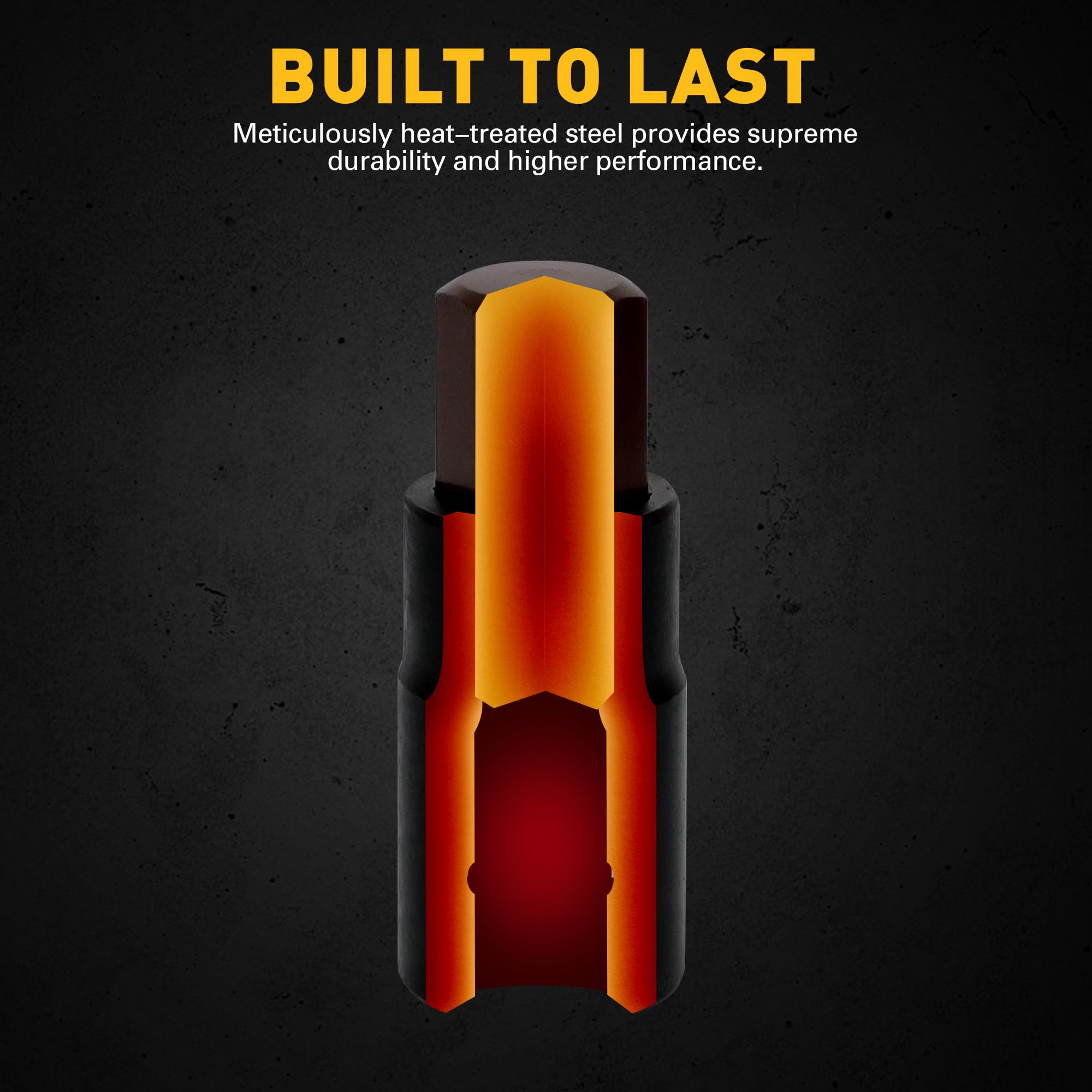 ELEAD precision-machined tips and chamfered edges improve insertion and grip.