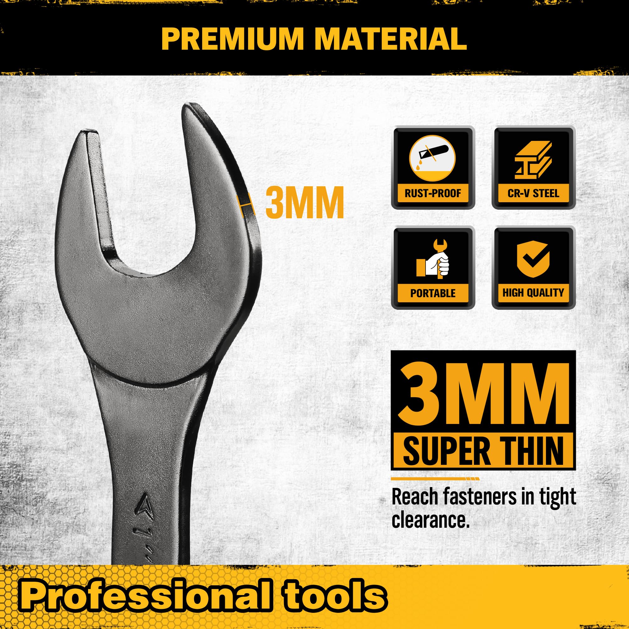 ELEAD roll-up pouch keeps wrenches organized and portable