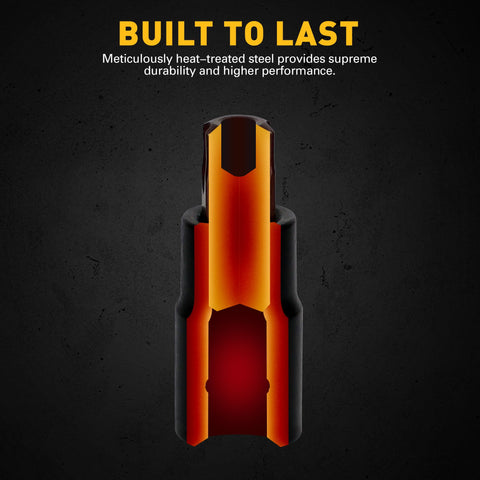 ELEAD blackened manganese phosphate coating resists rust for longer tool life