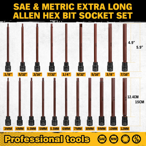 ELEAD hex sockets forged in S2 steel deliver high-torque durability.
