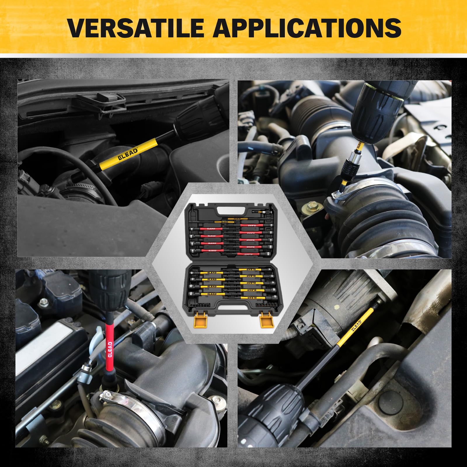 ELEAD includes SAE and metric sizes for versatility