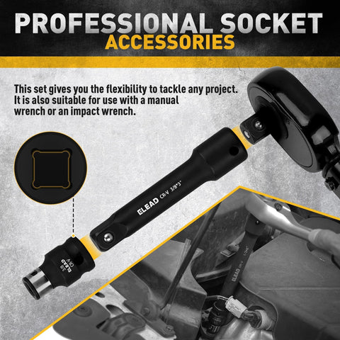 ELEAD socket adapters simplify switching between drives for faster work.