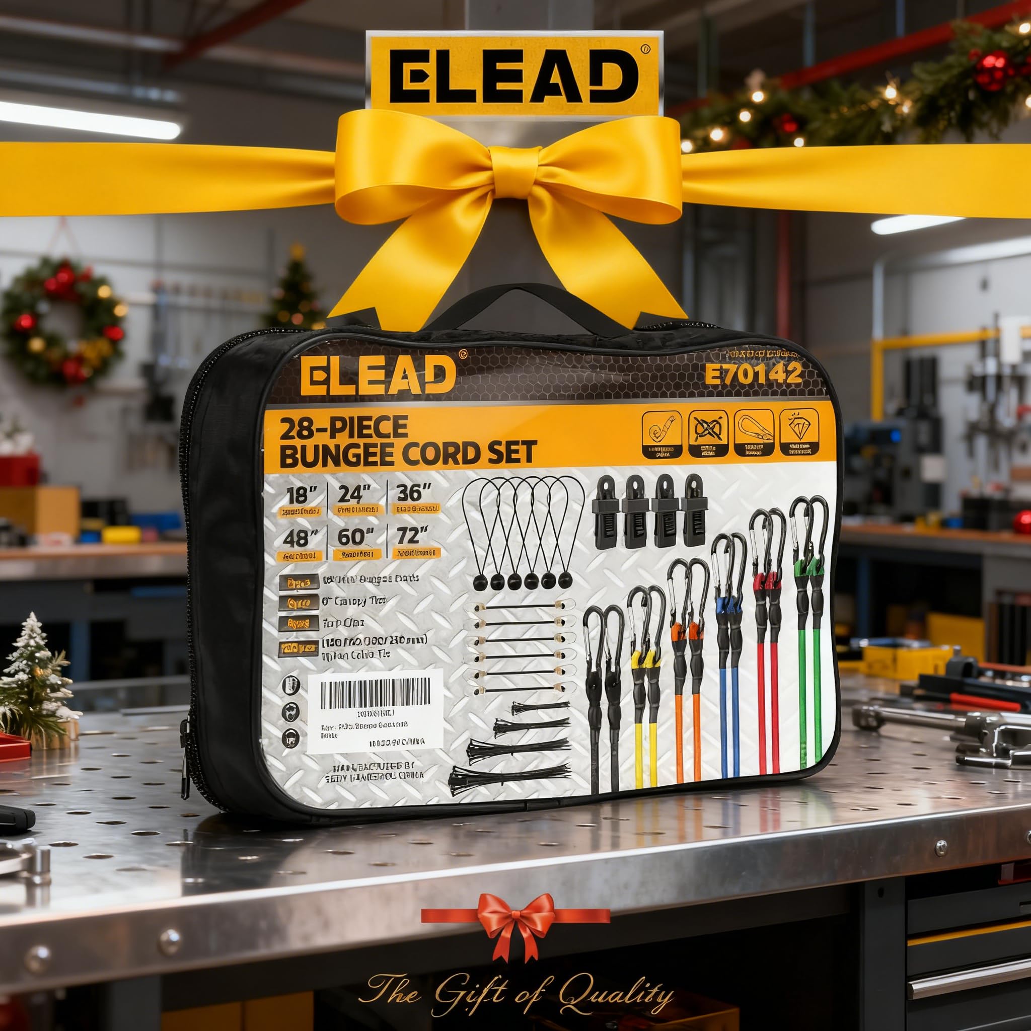 ELEAD tarp clips and nylon ties kit for organized setup
