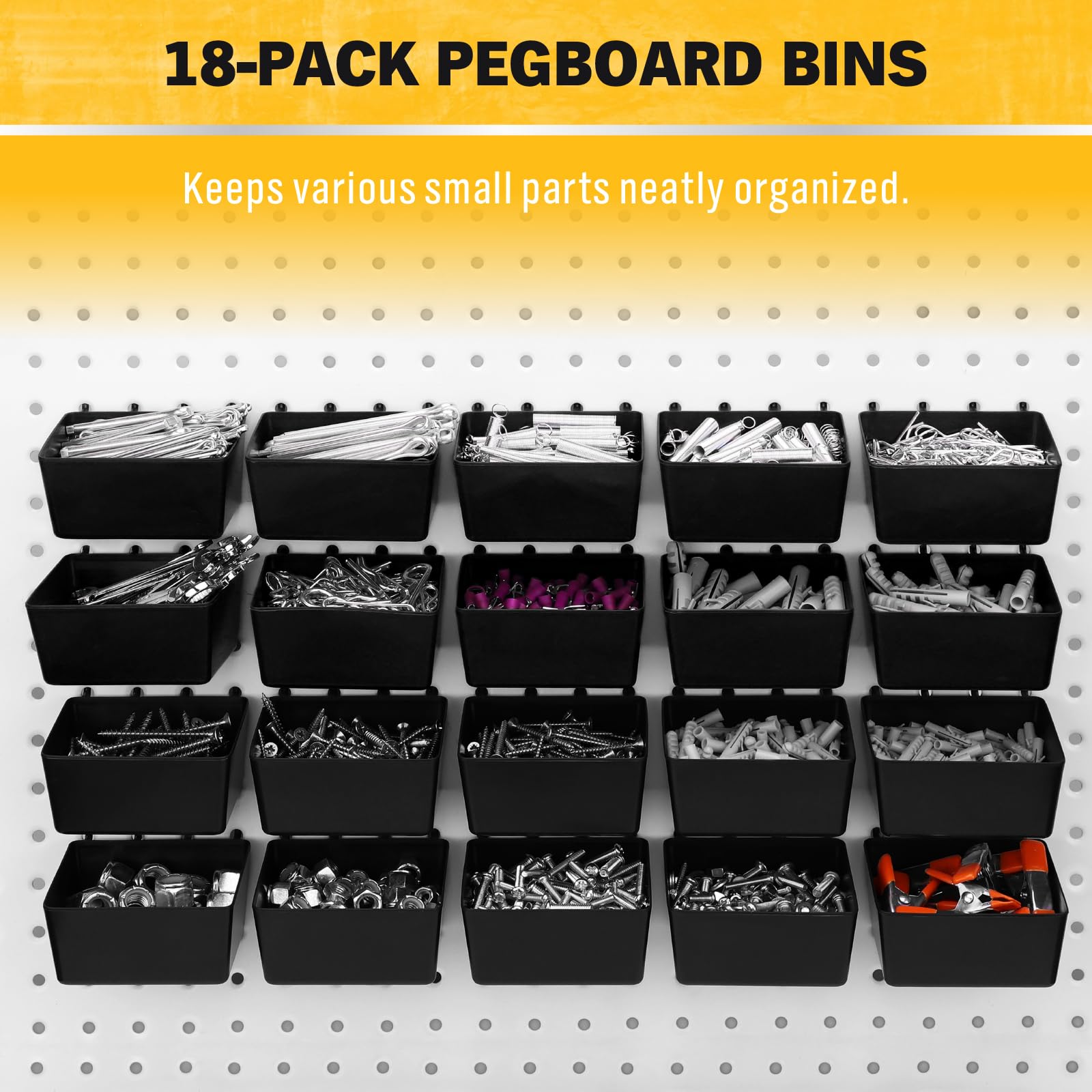 ELEAD wall-mounted organization for garage or workshop spaces