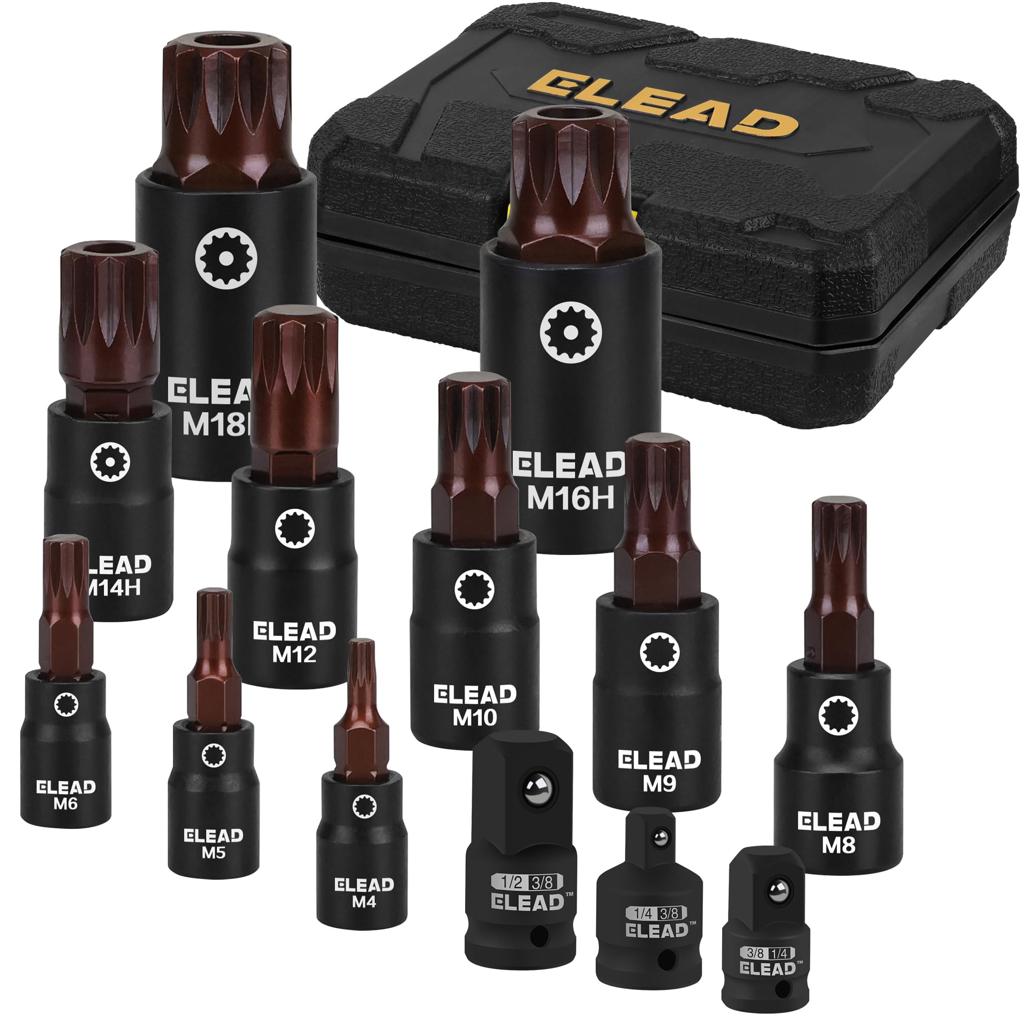 ELEAD XZN 13-piece set in case for organized transport and quick access