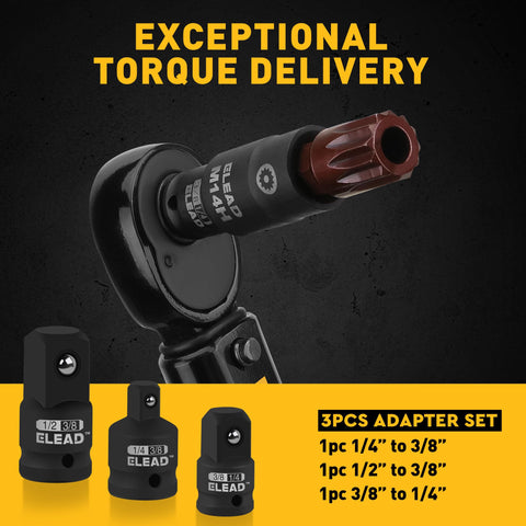 ELEAD XZN 3/8-drive sockets offering versatile torque for mid-range tasks