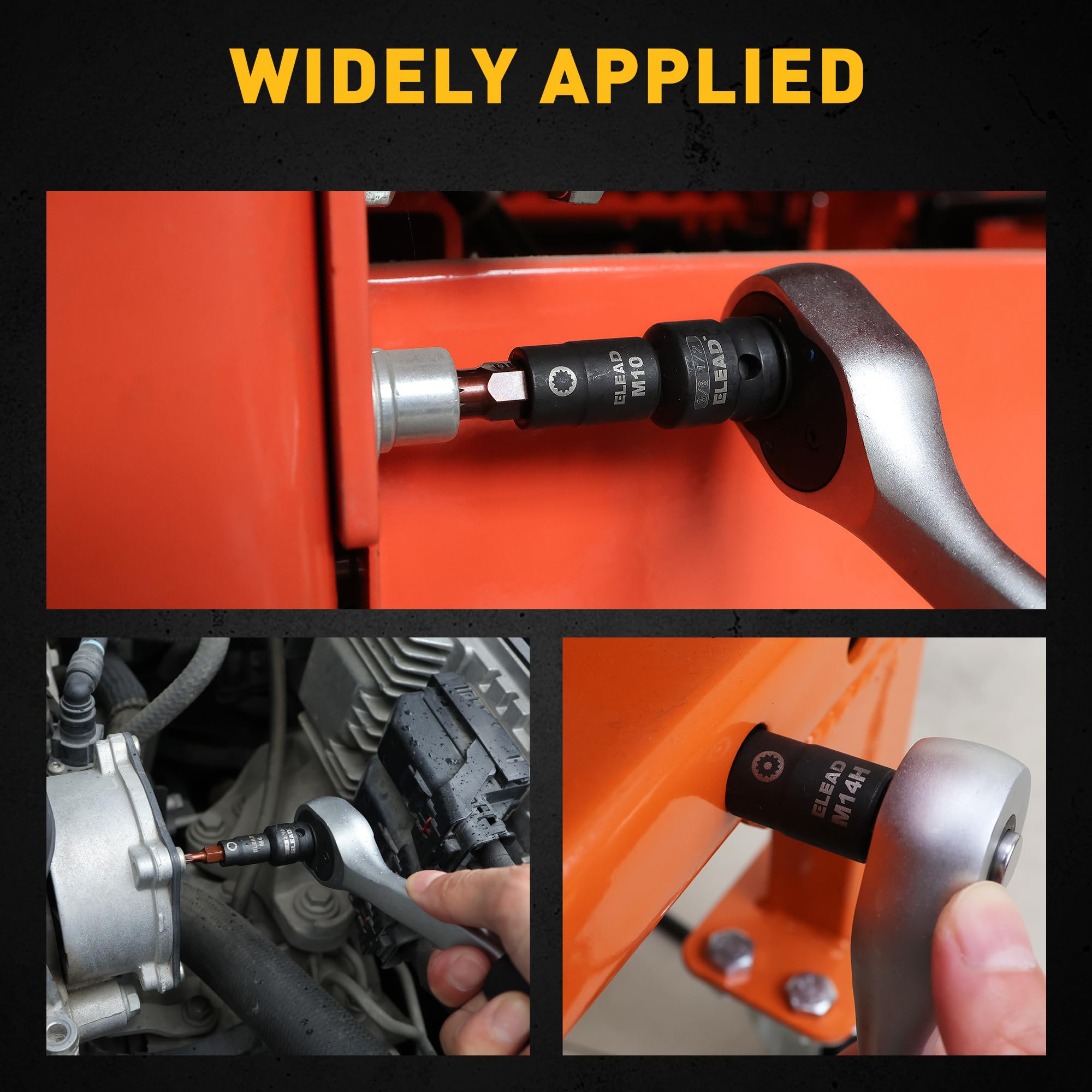 ELEAD XZN precision-fit tips shielding fasteners and sockets