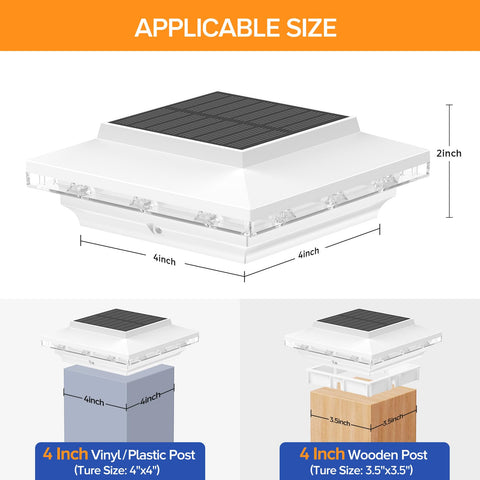 ELECLINK easy installation with removable base for vinyl and wood posts.